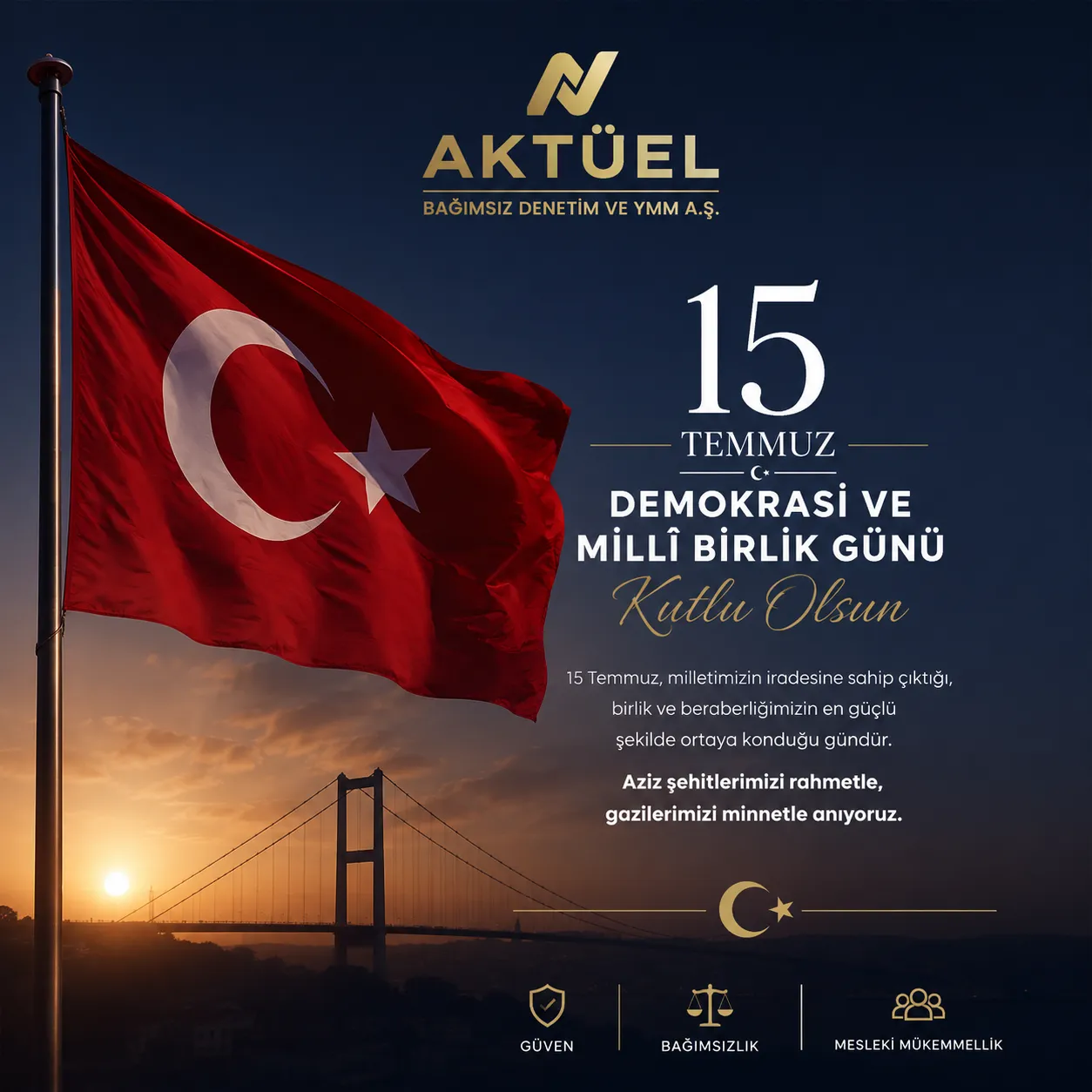 15 Temmuz Demokrasi ve Millî Birlik Günü